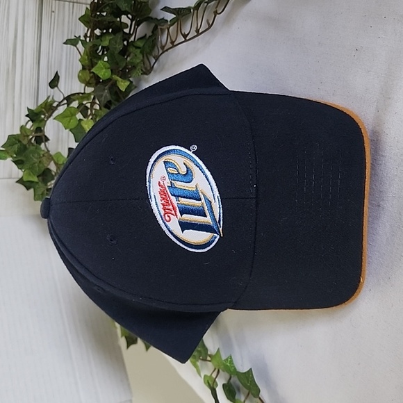 NEW Miller Light Navy Blue Baseball Cap Hat - Picture 3 of 7